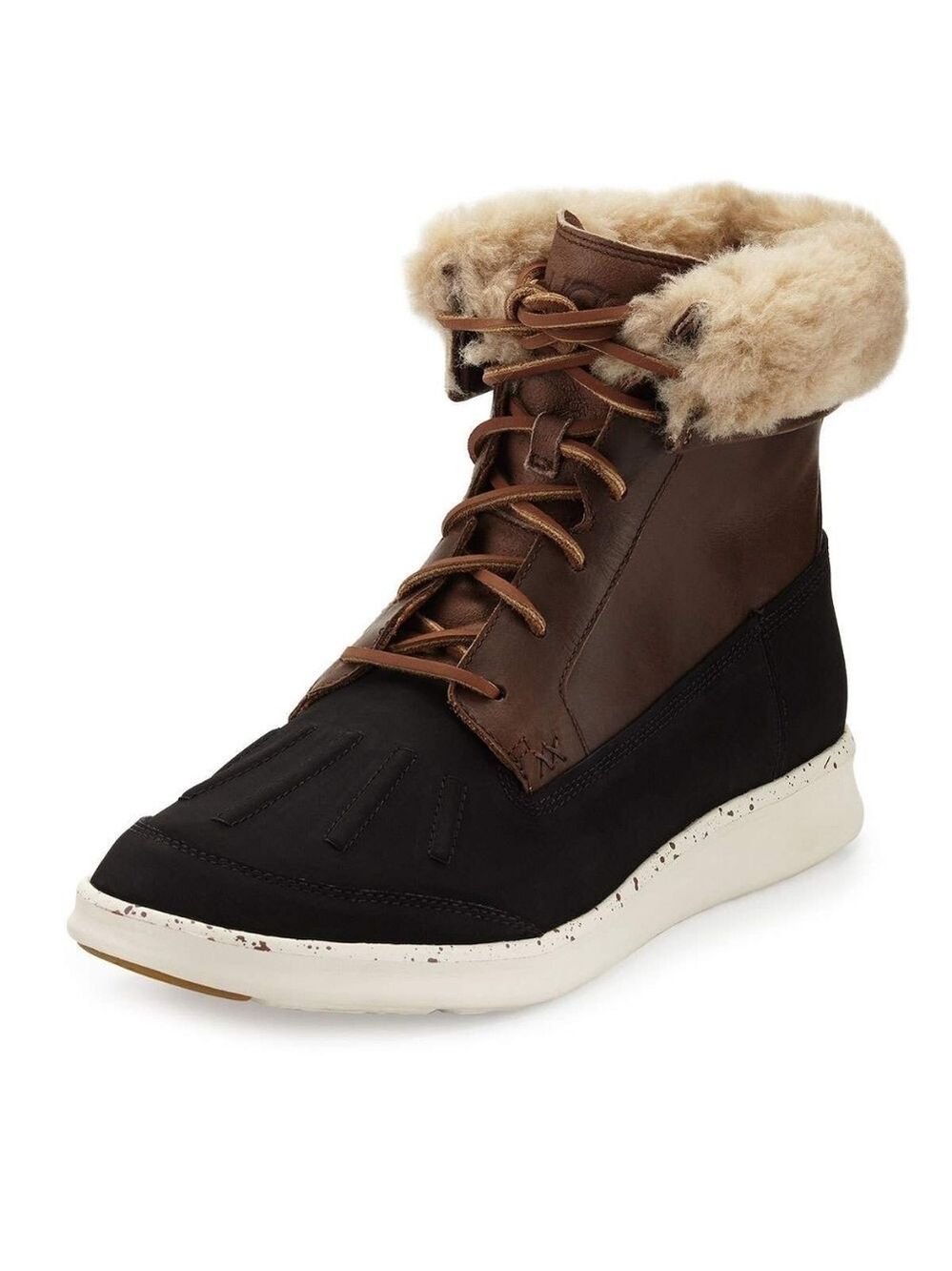UGG ROSKOE CHESTNUT WATER-PROOF LEATHER WINTER BOOTS